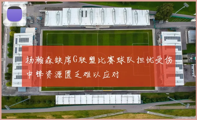 杨瀚森缺席G联盟比赛球队担忧受伤中锋资源匮乏难以应对