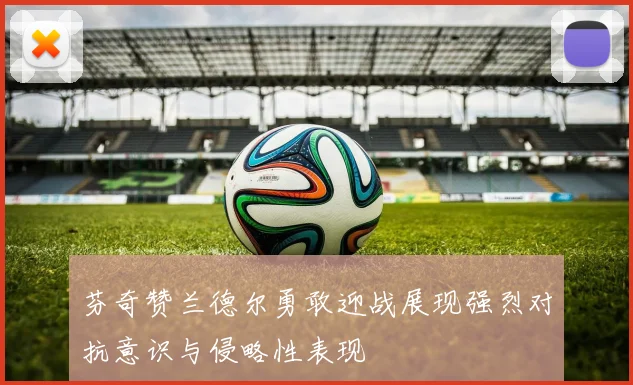 芬奇赞兰德尔勇敢迎战展现强烈对抗意识与侵略性表现